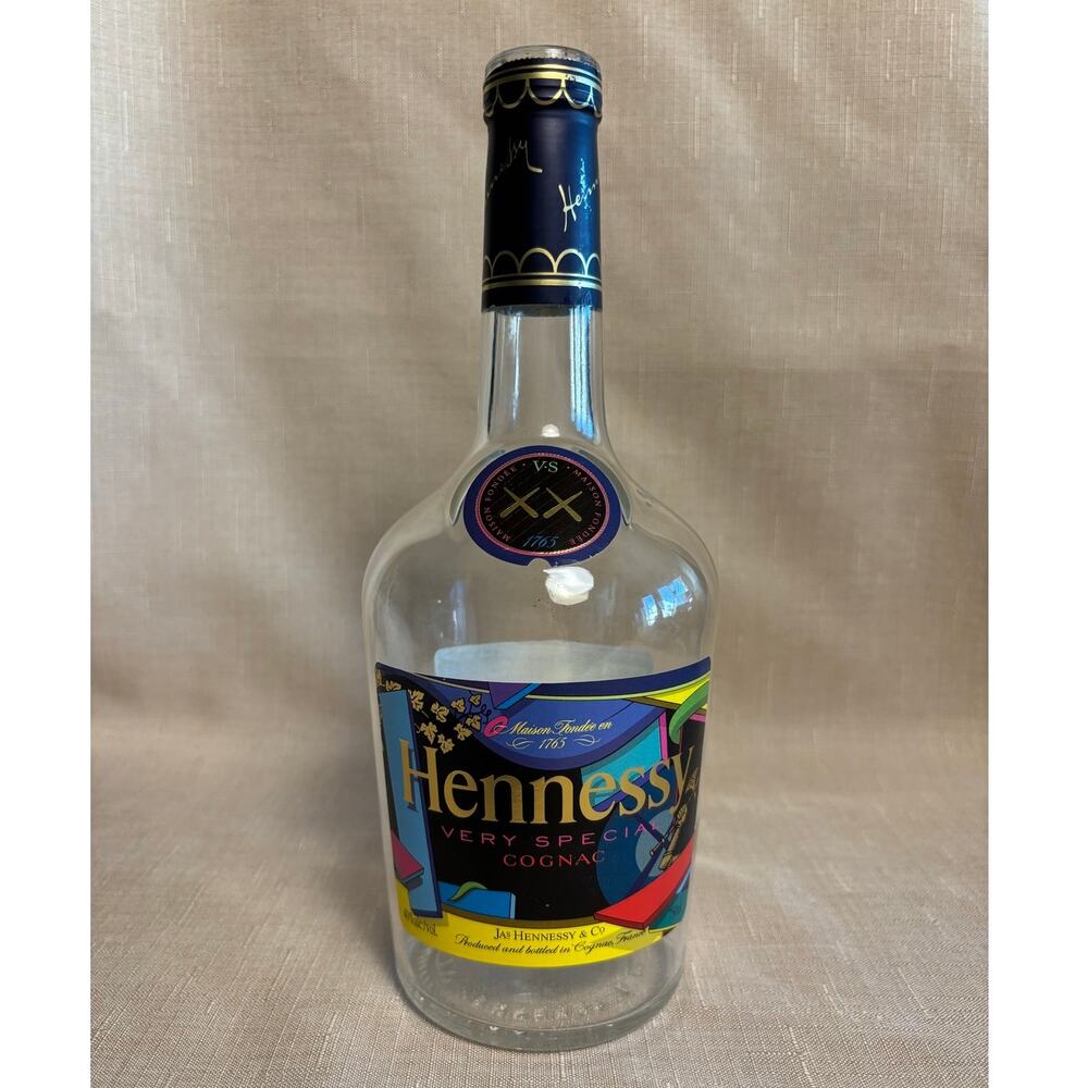 2011 Hennessy VS x KAWS Rare Limited Edition Collectible 750ml Bottle Empty